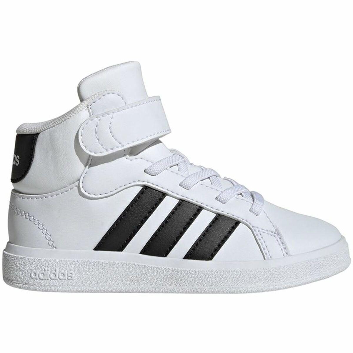 Sportssko til børn Adidas Grand Court Mid Hvid 40