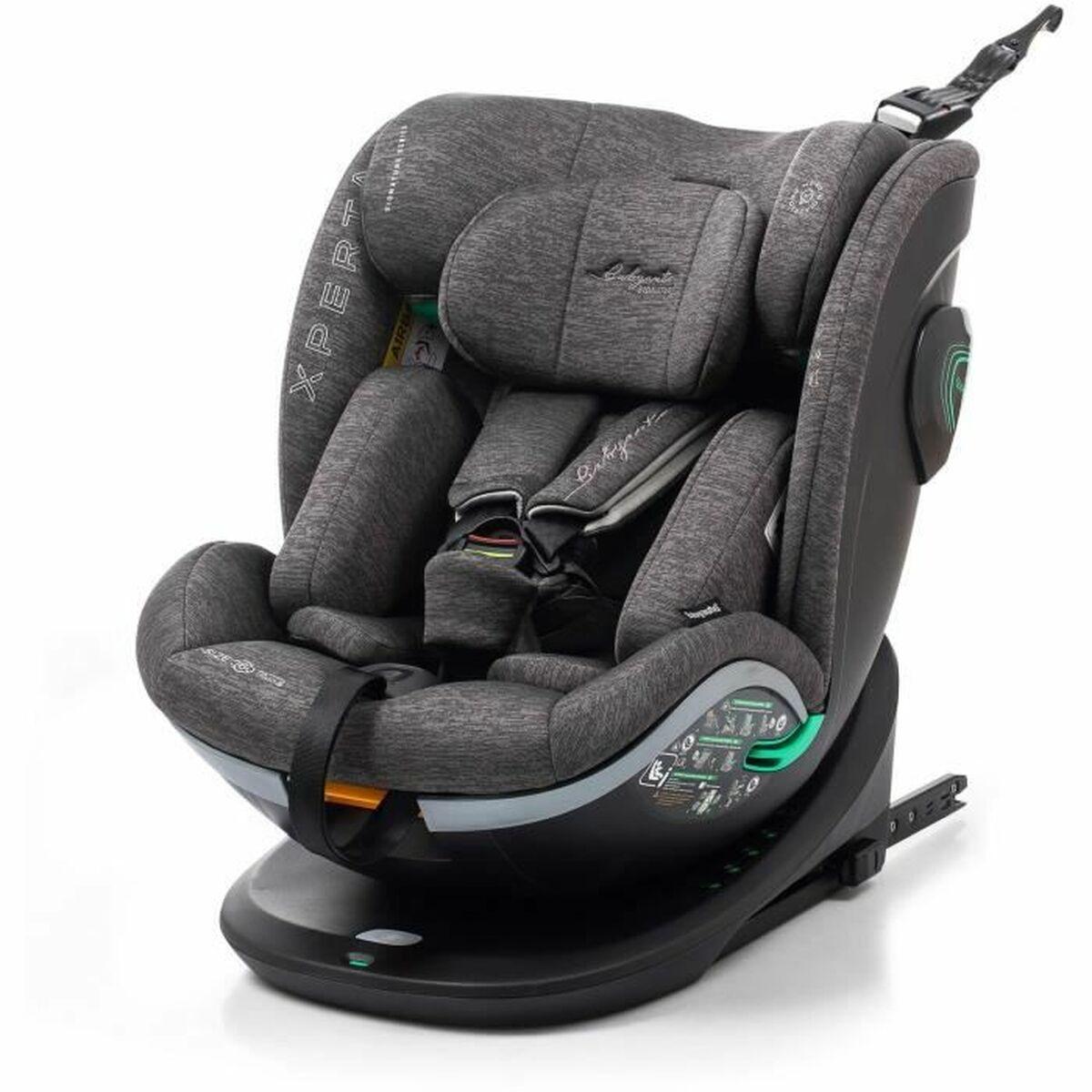 Babyauto XPERTA autostol - Grey Dobby, 0-36 kg, 360° rotation, ISOFIX