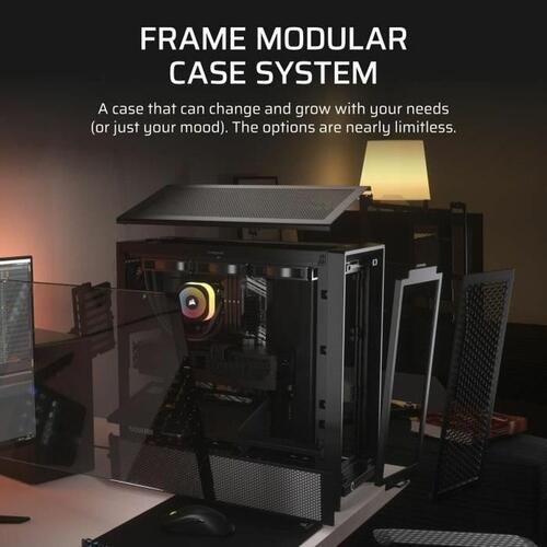 ATX Semi-tårn kasse Corsair Sort
