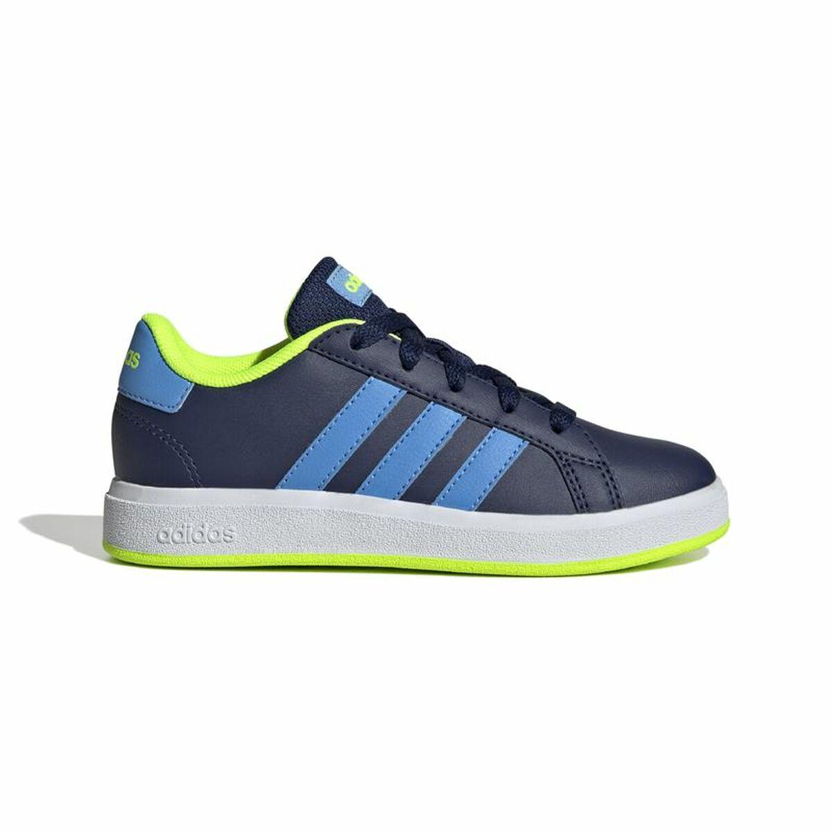 Adidas Grand Court 2.0 børnesneakers - mørkeblå, str. 35,5