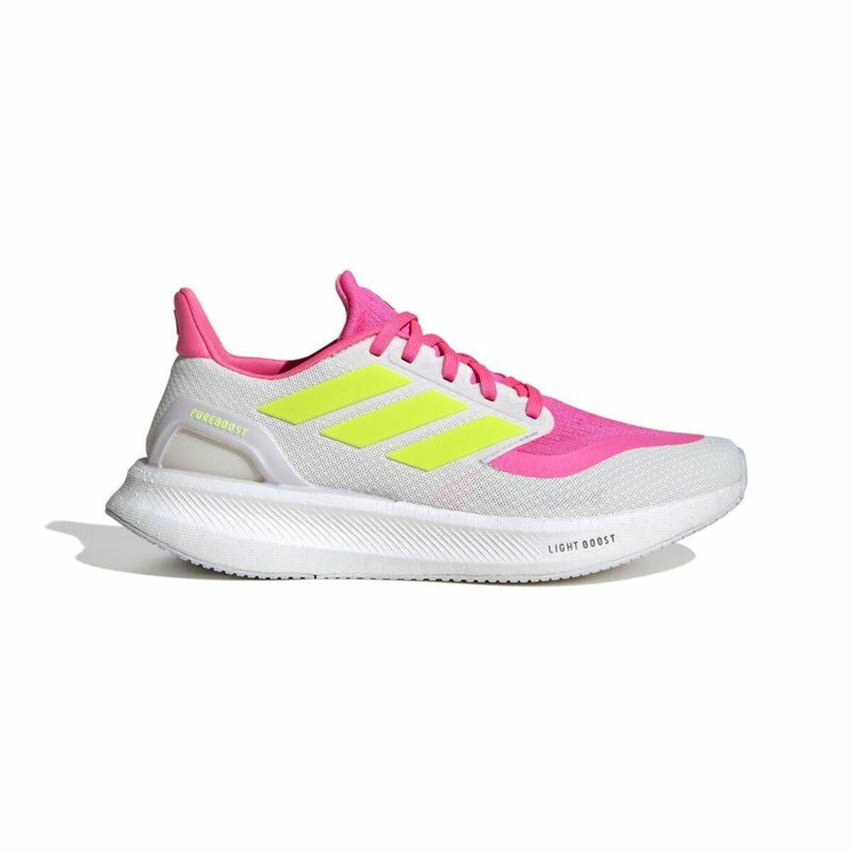 Adidas Pureboost 5 løbesko dame - Hvid/Pink (38 2/3)