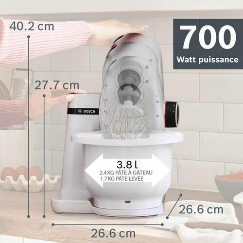 Foodprocessor BOSCH Hvid 700 W