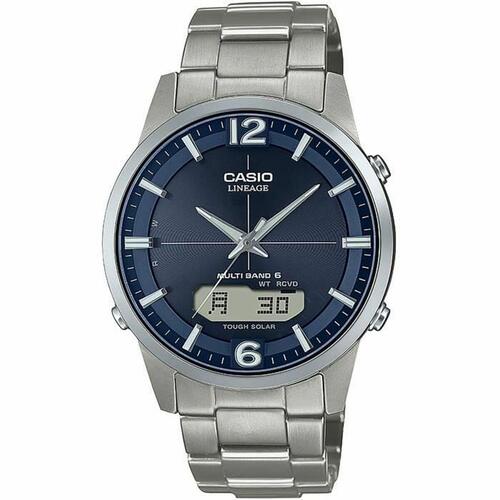 Herreur Casio Sølvfarvet (Ø 40 mm)