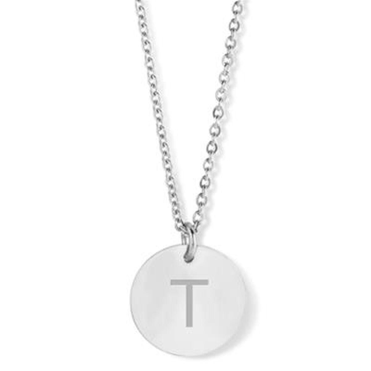 CO88 Collection vedhæng til kvinder - sølvfarvet initial T