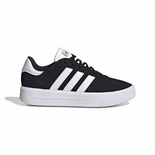 Sportssneakers til damer Adidas Court Platform Suede Sort 36 2/3