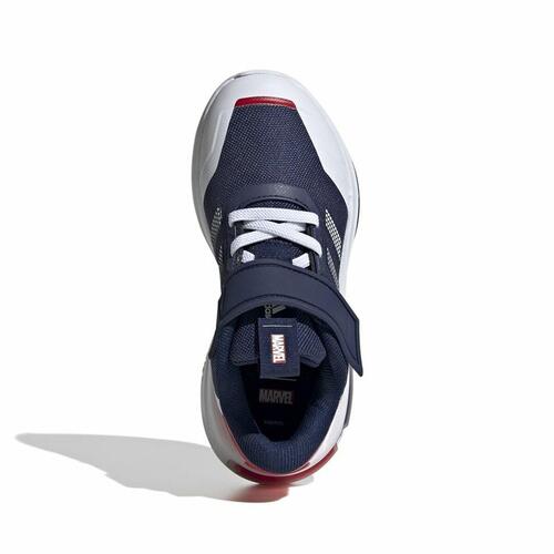 Sportssko til børn Adidas Marvel Captain America Racer Mørkeblå 30