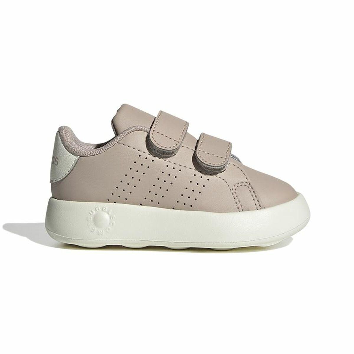 Sportssko til baby Adidas Advantage Infant Lys brun 23
