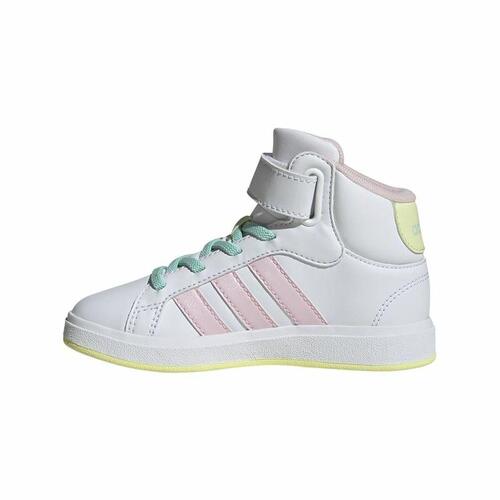 Kondisko til Børn Adidas Grand Court Mid Hvid 34