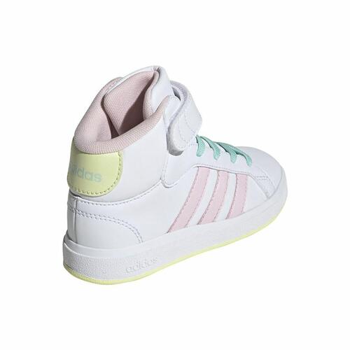 Kondisko til Børn Adidas Grand Court Mid Hvid 34
