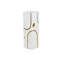 sideskab Home ESPRIT Hvid Gylden Træ MDF Moderne 25 x 25 x 80 cm