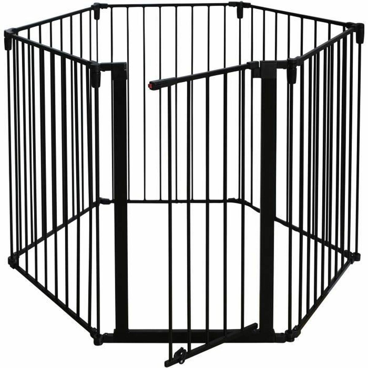 Nordlinger PRO sikkerhedsafspærring - sort metal kravlegård