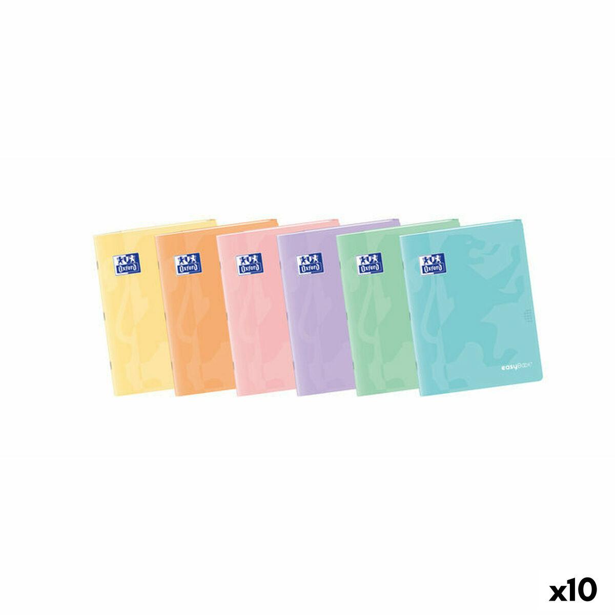 Oxford Easybook Notesbog A4, 48 ark - Multifarvet (pakke á 10)