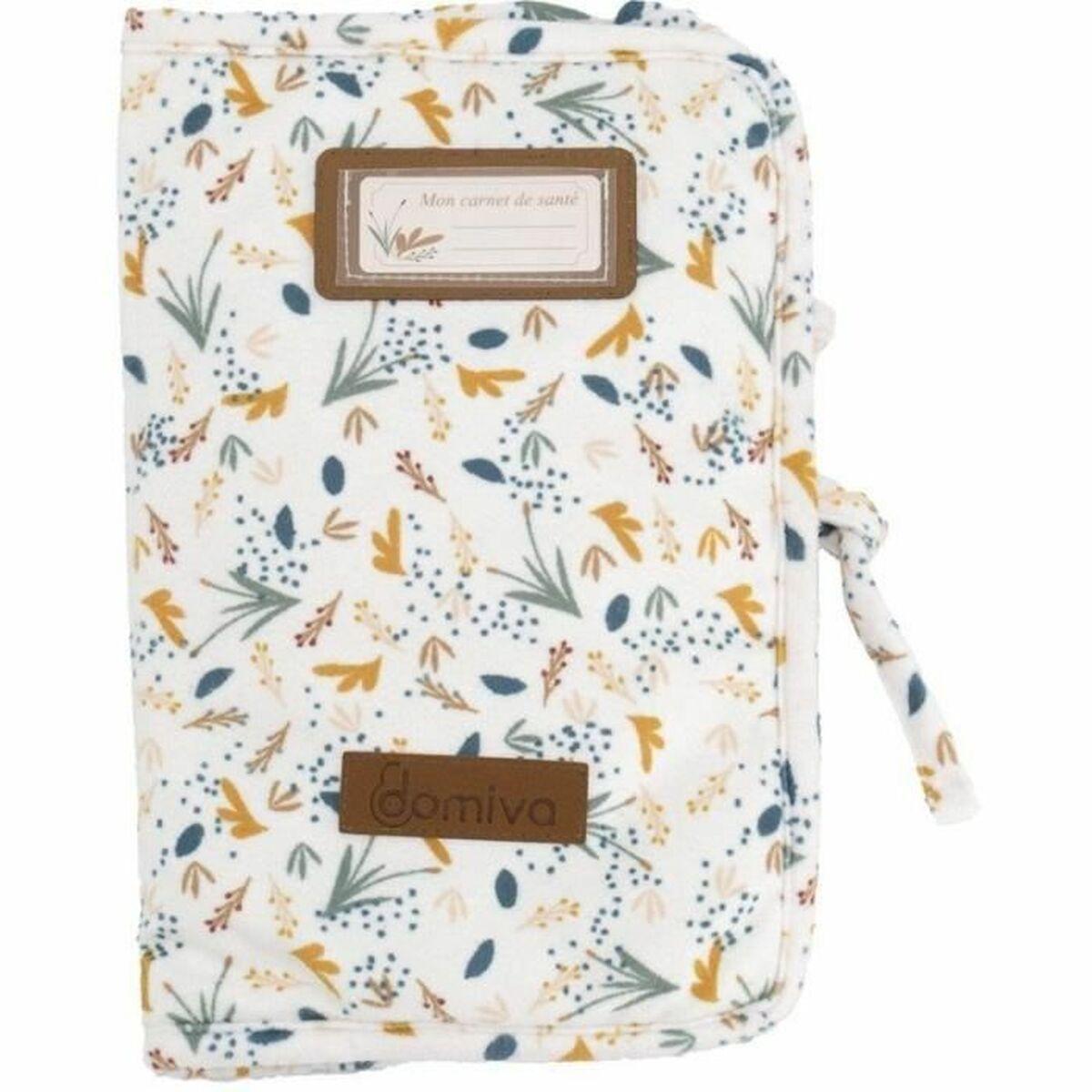 Domiva gavesæt til baby - tekstil med blomstermotiv