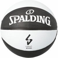 Basketball Spalding Asvel Sz7 Hvid Sort (Størrelse 7)