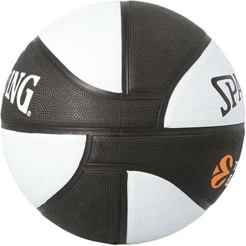 Basketball Spalding Asvel Sz7 Hvid Sort (Størrelse 7)