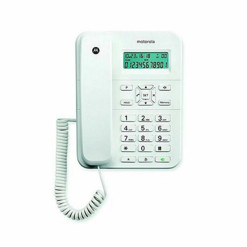 Fastnettelefon Motorola Hvid