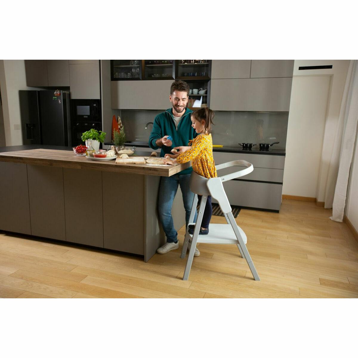 Chicco børnestol - grå billede