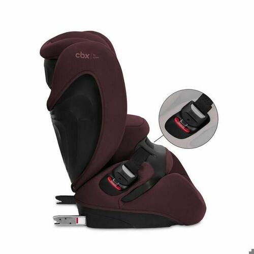 Autostol Cybex Rød I (9 - 18 kg) II (15-25 kg) III (22 - 36 kg) Børns ECE R129