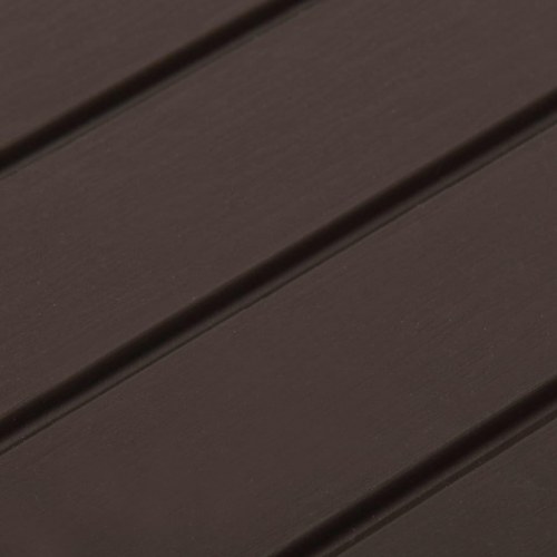 Havebord 53x53x40 cm plastik mokkafarvet