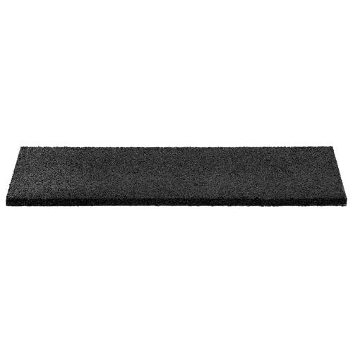 Gummirampe 2 stk. 50x20x1-4,3 cm sort