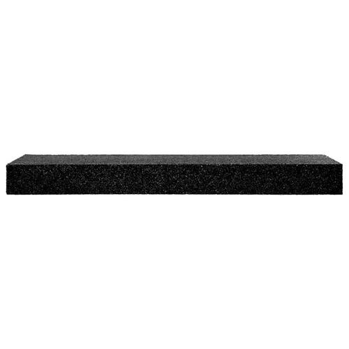 Gummirampe 2 stk. 50x20x1-4,3 cm sort
