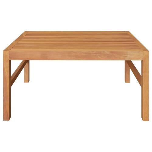 Havebord 63x63x30 cm massivt teaktræ