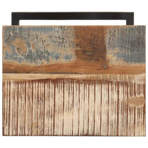 Sideborde 2 stk. 31,5x24,5x64,5 cm massivt genbrugstræ
