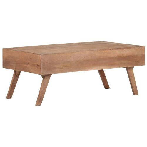 Sofabord 100x60x40 cm massivt mangotræ