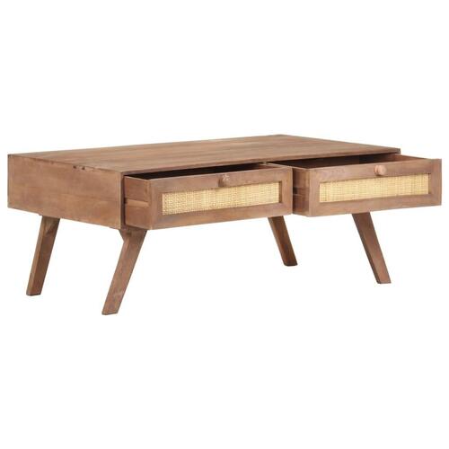 Sofabord 100x60x40 cm massivt mangotræ