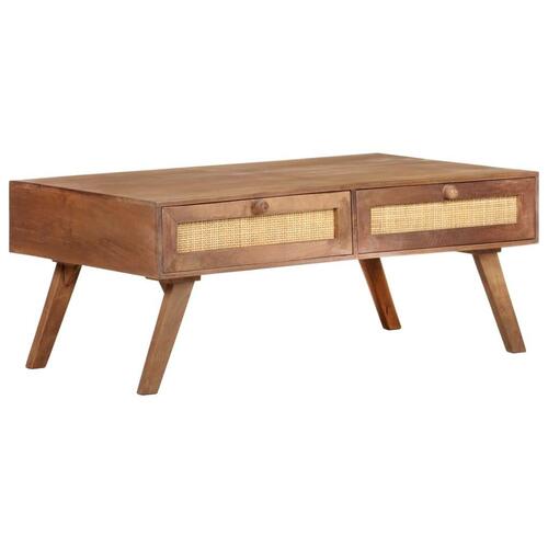 Sofabord 100x60x40 cm massivt mangotræ