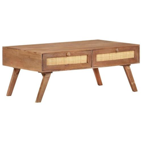 Sofabord 100x60x40 cm massivt mangotræ
