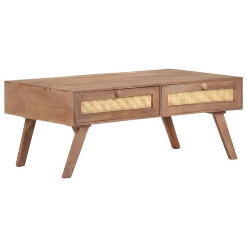 Sofabord 100x60x40 cm massivt mangotræ