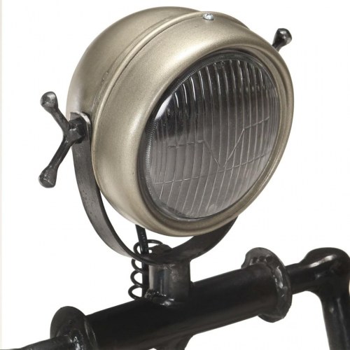 Standerlampe med motorcykellygte dukkefacon E27