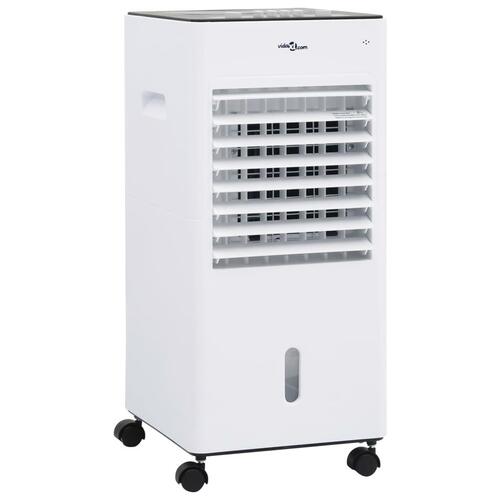 3-i-1 mobil luftkøler 61x31x27 cm 65 W sort og hvid