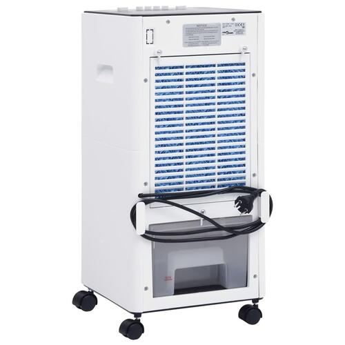 3-i-1 mobil luftkøler 61x31x27 cm 65 W sort og hvid