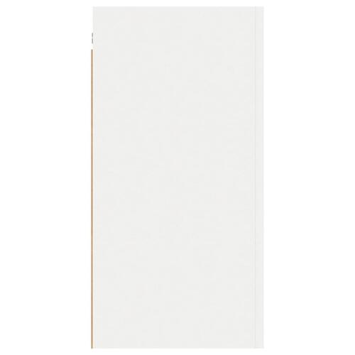 Tv-bord 30,5x30x60 cm konstrueret træ hvid