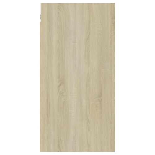 Tv-borde 2 stk. 30,5x30x60 cm konstrueret træ sonoma-eg