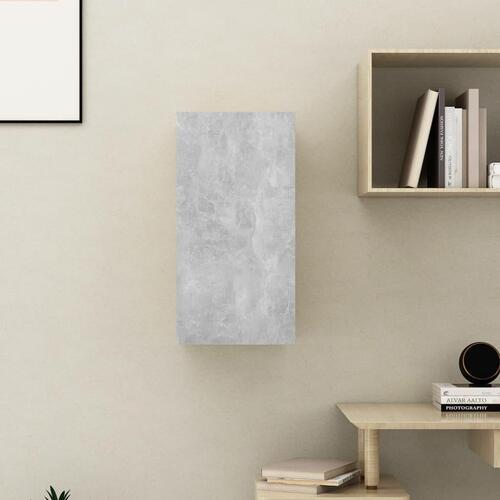 Tv-bord 30,5x30x60 cm konstrueret træ betongrå