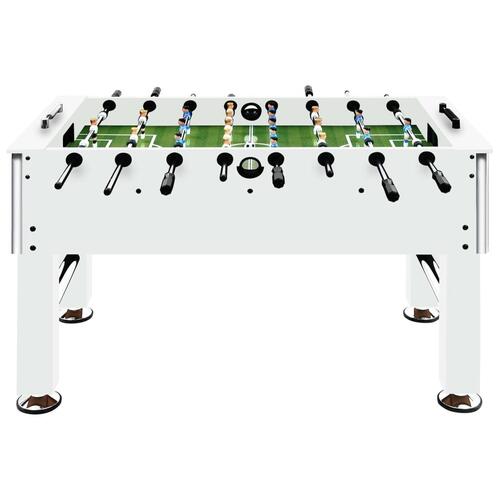 Bordfodboldbord 60 kg 140x74,5x87,5 cm hvid