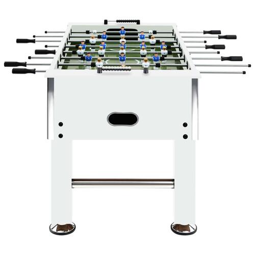 Bordfodboldbord 60 kg 140x74,5x87,5 cm hvid