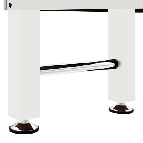 Bordfodboldbord 60 kg 140x74,5x87,5 cm hvid