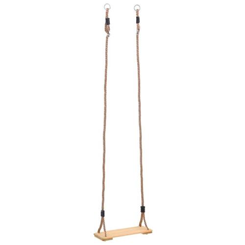 Gynge med plade 200 cm massivt fyrretræ
