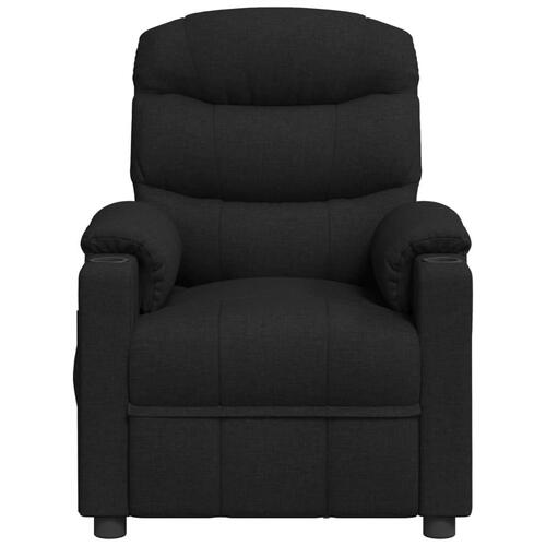 Eldrevet massagestol stof sort