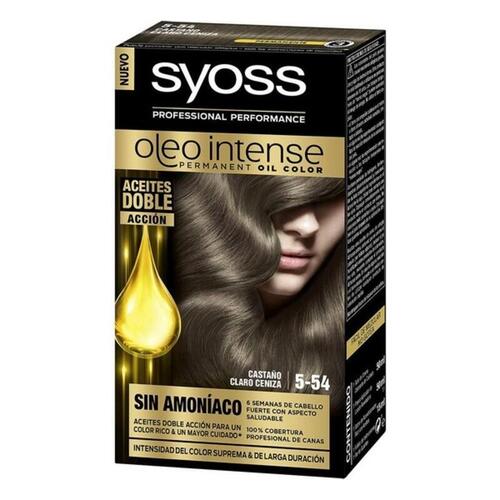 Permanent Farve Syoss Olio Intense Uden ammoniak Nº 5,54 Klar Kastanje Tyttebær