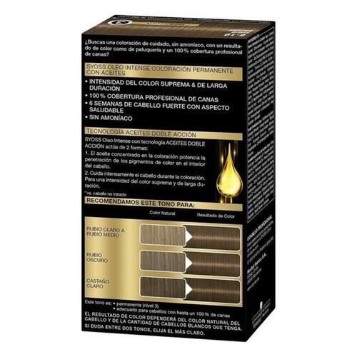 Permanent Farve Syoss Olio Intense Uden ammoniak Nº 6,10 Mørk Blond