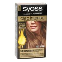 Permanent Farve Syoss Olio Intense Uden ammoniak Nº 8,60 Honning blond