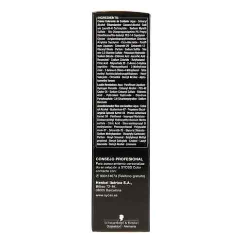 Permanent Farve Syoss Olio Intense Uden ammoniak Nº 8,60 Honning blond