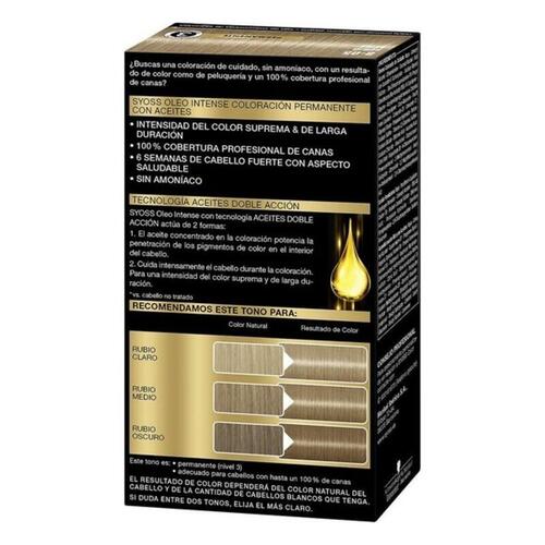 Permanent Farve Syoss Olio Intense Uden ammoniak Nº 8,05 Blond Beige