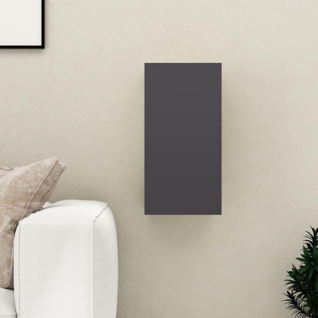 Tv-bord 30,5x30x60 cm konstrueret træ grå
