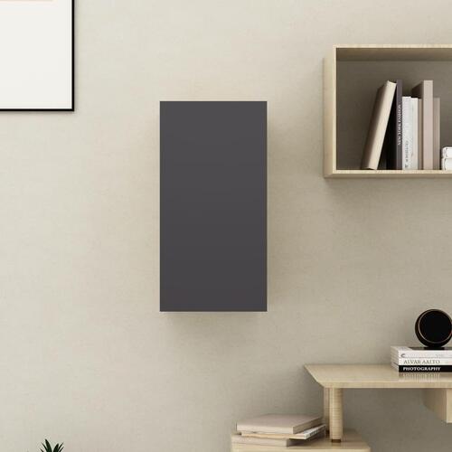Tv-bord 30,5x30x60 cm konstrueret træ grå